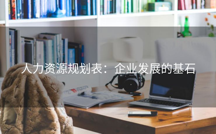 人力资源规划表:企业发展的基石