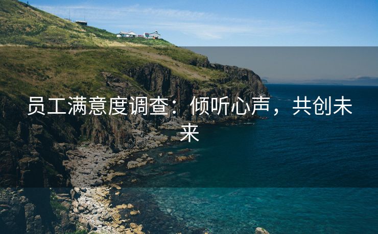 员工满意度调查:倾听心声,共创未来