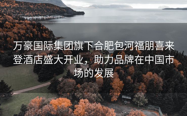 万豪国际集团旗下合肥包河福朋喜来登酒店盛大开业，助力品牌在中国市场的发展