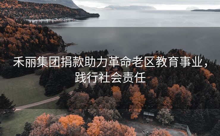 禾丽集团捐款助力革命老区教育事业,践行社会责任