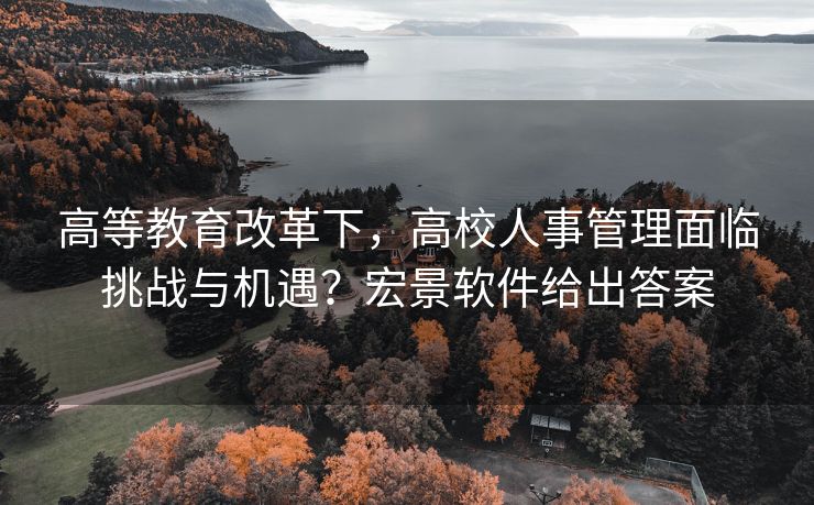 高等教育改革下，高校人事管理面临挑战与机遇？宏景软件给出答案