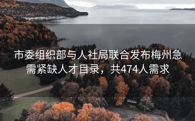 市委组织部与人社局联合发布梅州急需紧缺人才目录,共474人需求