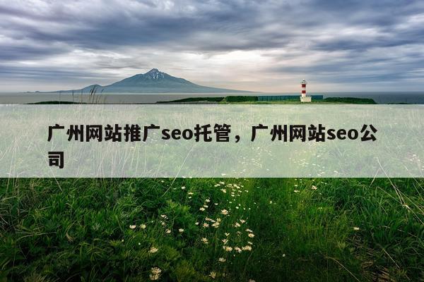 广州网站推广seo托管，广州网站seo公司