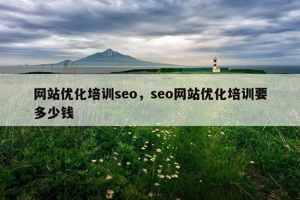 网站优化培训seo,seo网站优化培训要多少钱
