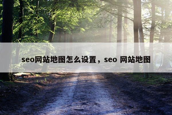 seo网站地图怎么设置，seo 网站地图