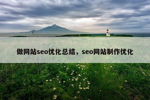 做网站seo优化总结，seo网站制作优化