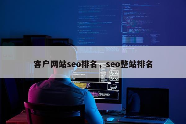 客户网站seo排名，seo整站排名