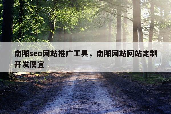 南阳seo网站推广工具，南阳网站网站定制开发便宜