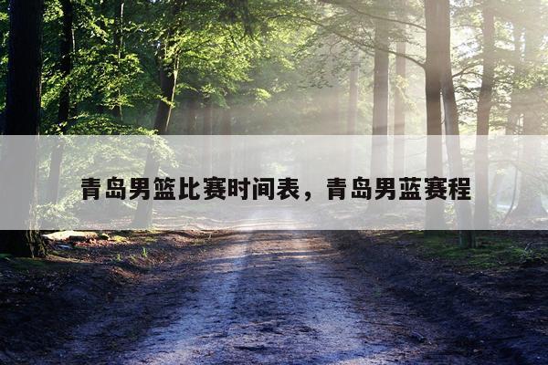 青岛男篮比赛时间表，青岛男蓝赛程