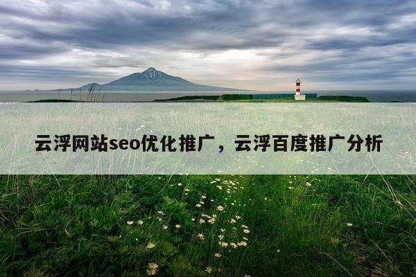云浮网站seo优化推广，云浮百度推广分析