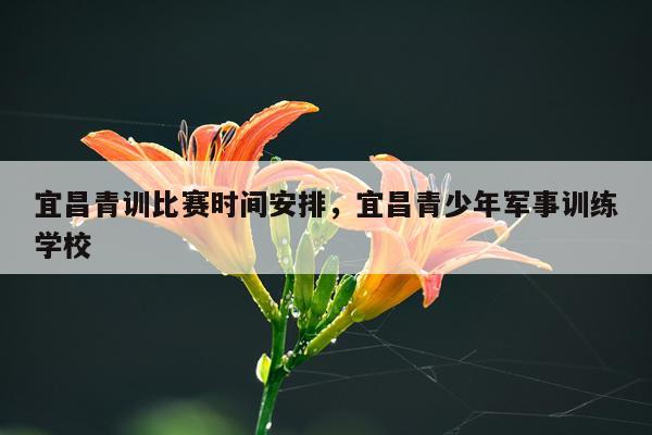 宜昌青训比赛时间安排,宜昌青少年军事训练学校