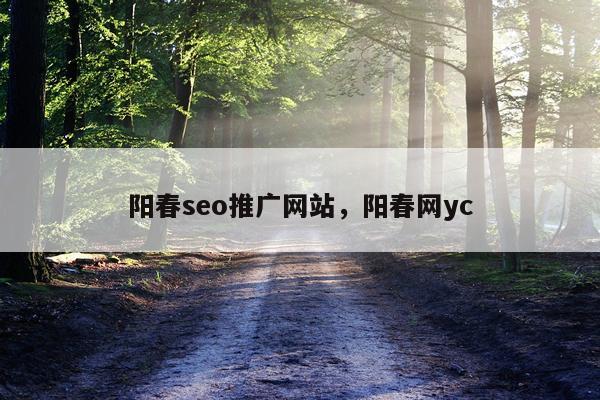 阳春seo推广网站,阳春网yc