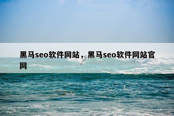 黑马seo软件网站,黑马seo软件网站官网