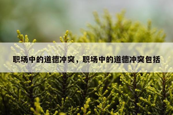 职场中的道德冲突，职场中的道德冲突包括
