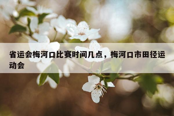 省运会梅河口比赛时间几点,梅河口市田径运动会