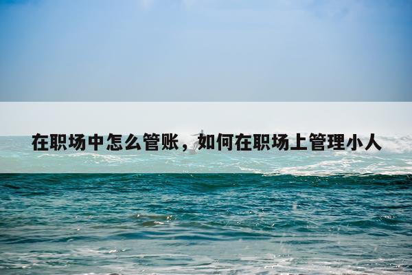 在职场中怎么管账，如何在职场上管理小人