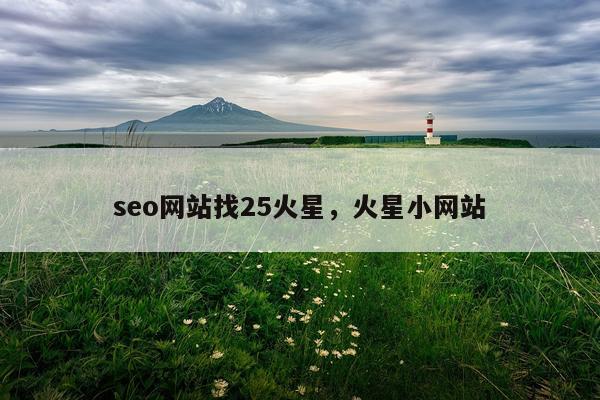 seo网站找25火星,火星小网站