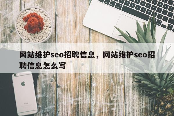 网站维护seo招聘信息,网站维护seo招聘信息怎么写