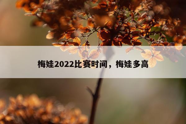 梅娃2022比赛时间，梅娃多高