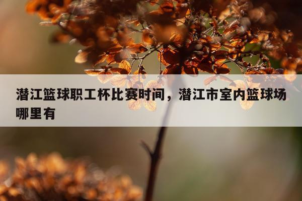 潜江篮球职工杯比赛时间,潜江市室内篮球场哪里有