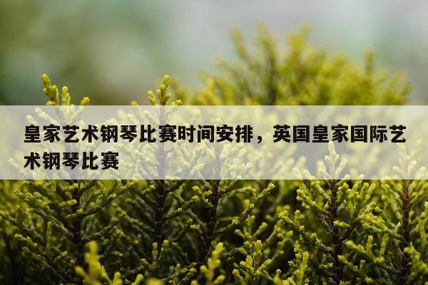 皇家艺术钢琴比赛时间安排,英国皇家国际艺术钢琴比赛